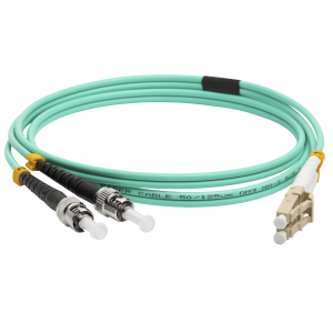 LANMASTER optical patch cord, LSZH, ST/PC-LC/PC, MM